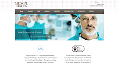 Desktop Screenshot of medicaldesignsllc.com